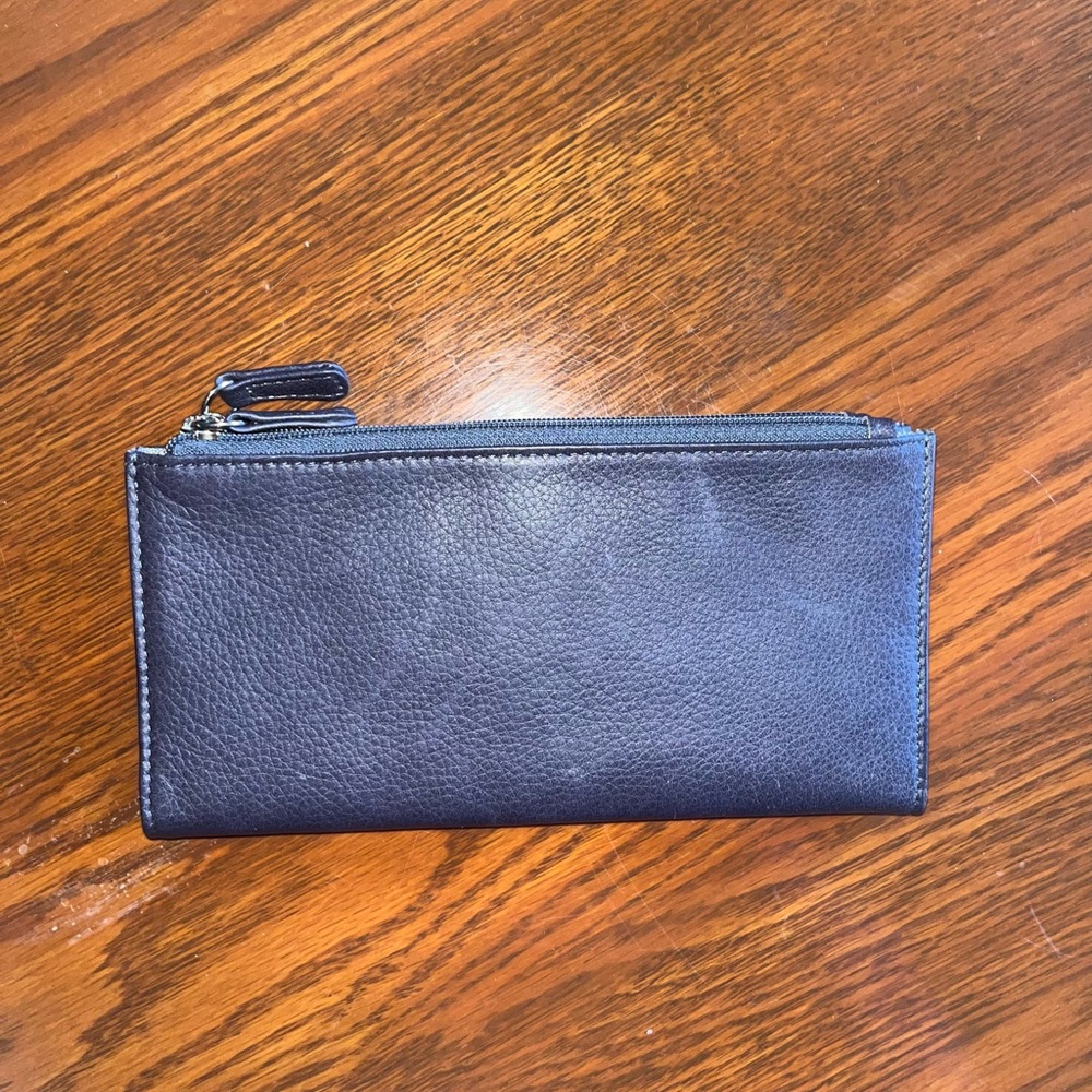 OSGOODE MARLEY RFID DOUBLE ZIP SLIM CLUTCH WALLET